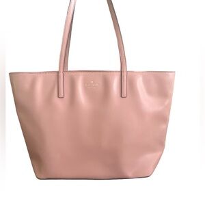 Kate Spade Pink Structured Tote Bag